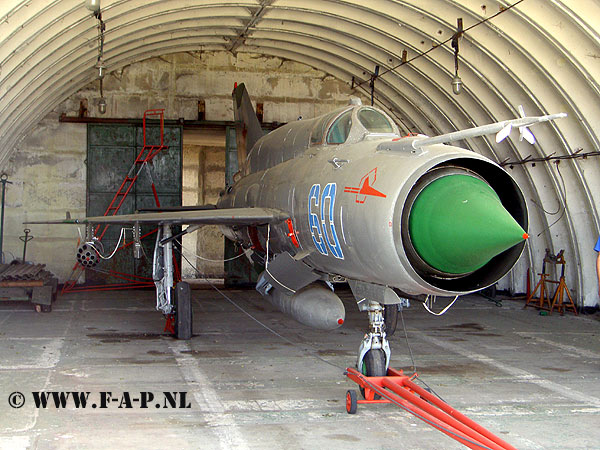 MiG 21-SMT  Registration: / 60 BLUE (cn N50022121)  Altenburg Nobitz