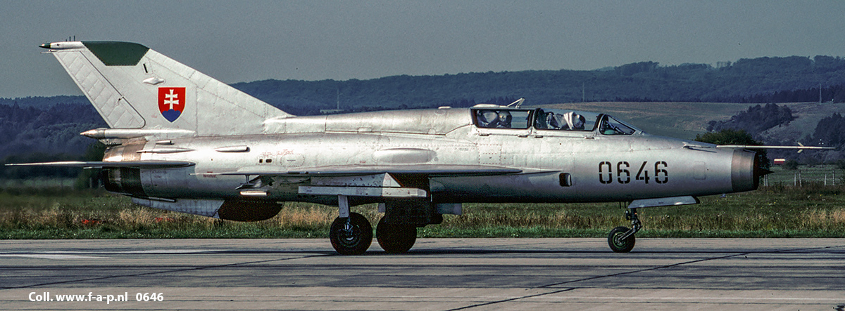 Mikoyan - Gurevich MiG-21 US  0646     c/n-06685146   Slovak Air Force Sliac (LZSL) - Slovakia