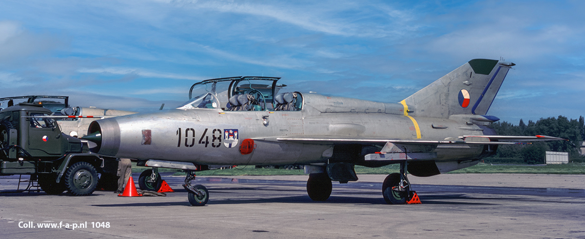 Mikoyan - Gurevich MiG-21 US   1048     11-slp. at  atec.  Czechoslovakia - Air Force