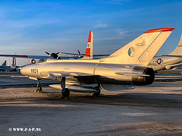 Aero S-106 (MiG-21F-13)  Tactical number  1101. at March Field Air Museum  02-2019