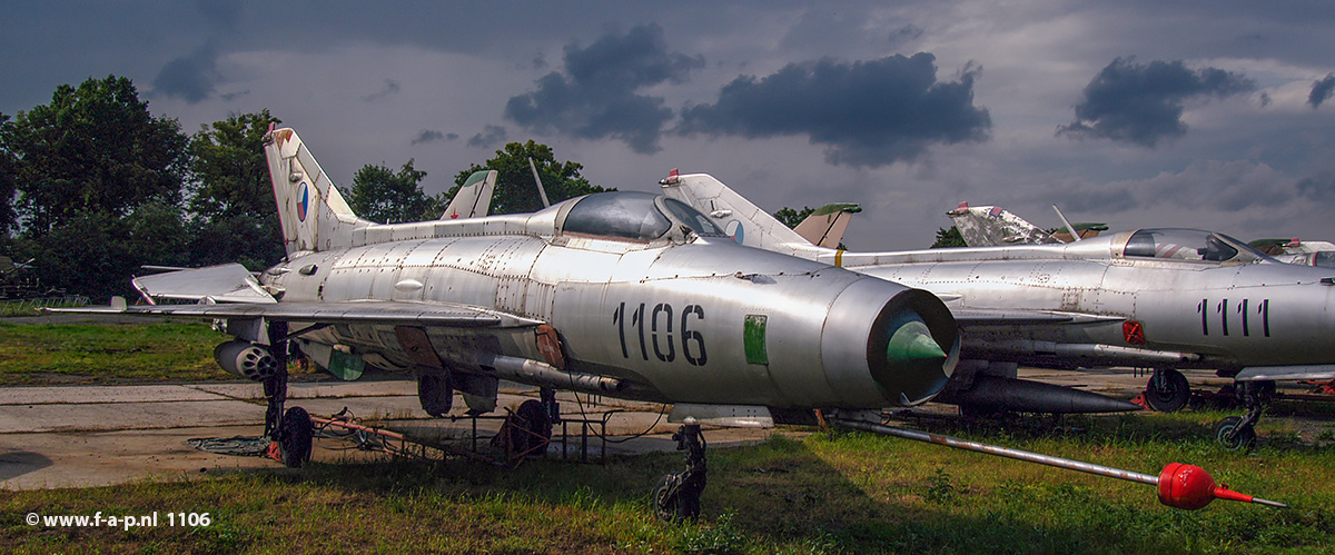 Aero S-106 (MiG-21F-13)   1106   c/n-261106    Czechoslovakia - Air Force   Muzeum Leteck a Pozemn Techniky Vykov