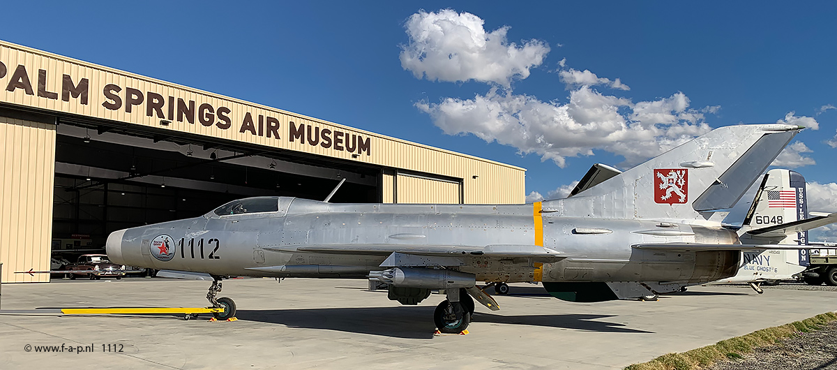 Aero S-106 (MiG-21F-13)  1112  c/n-261112   Czechoslovakia-Air Force  Palm Springs-International California, United States   02-10-2019