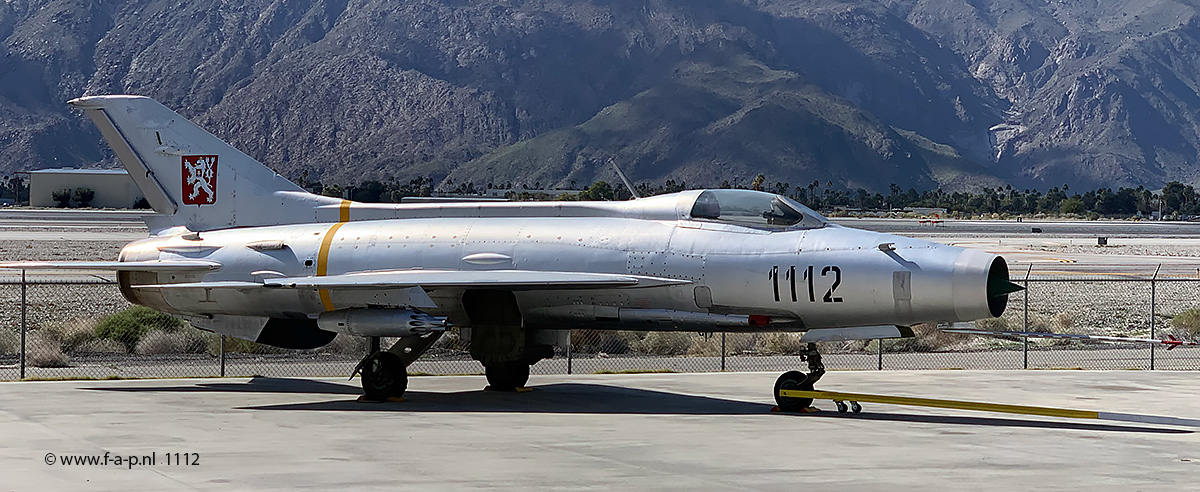 Aero S-106 (MiG-21F-13)  1112  c/n-261112   Czechoslovakia-Air Force  Palm Springs-International California, United States  02-10-2019