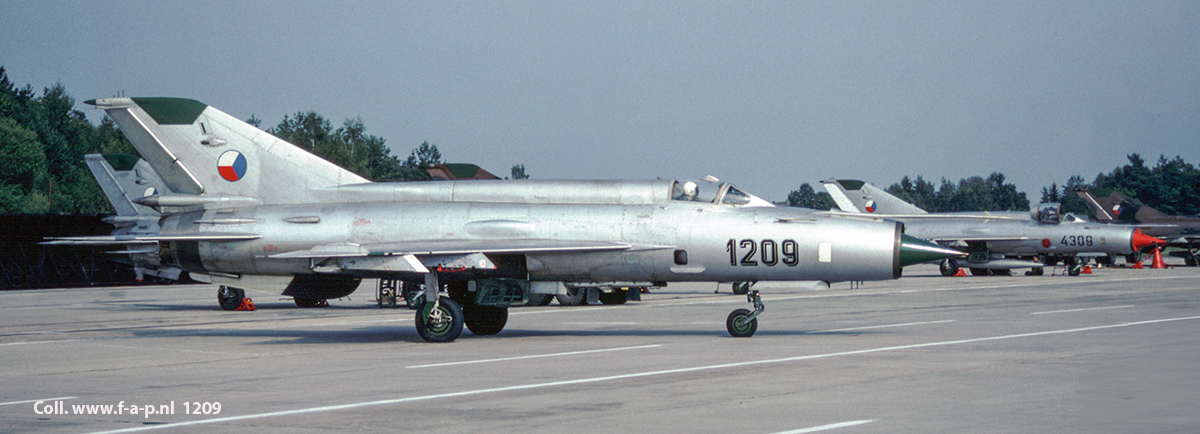 Mikoyan-Gurevich MiG-21MA     1209          c/n961209     5. Slp -Pilsen Czechoslovakia - Air Force  now at Kosice-Barca - LZKZ Museum