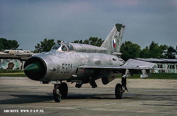 MiG-21-MF  5301  Czech Air Force Źatec AB