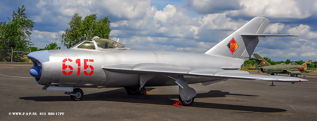 MiG-17PF    Tactical number 615  (iD02-07)    Gatow 03-07-2016