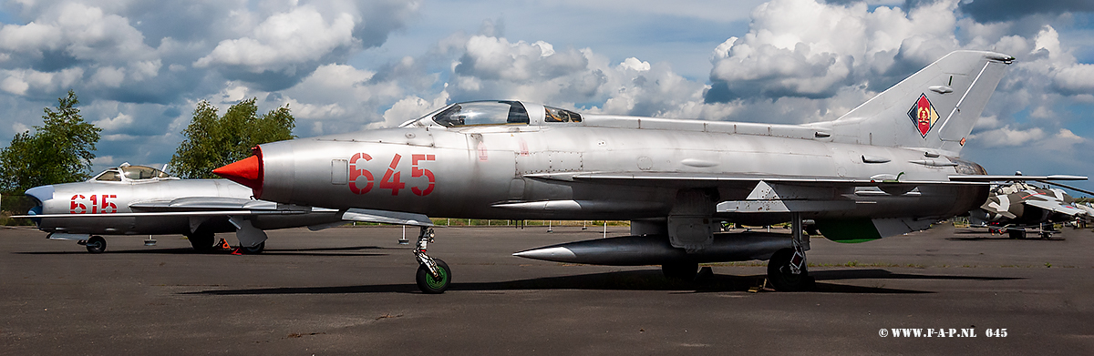 MiG-21 F-13   645  c/n-N74211924   EX-NVA       Berlin Gatow   03-07-2016