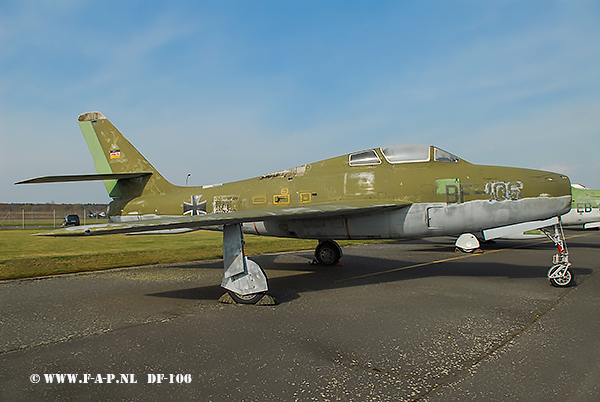 F-84.F Thunderstreak  BF-106   Ex Luftwaffe      Berlin Gatow 08-07-2007