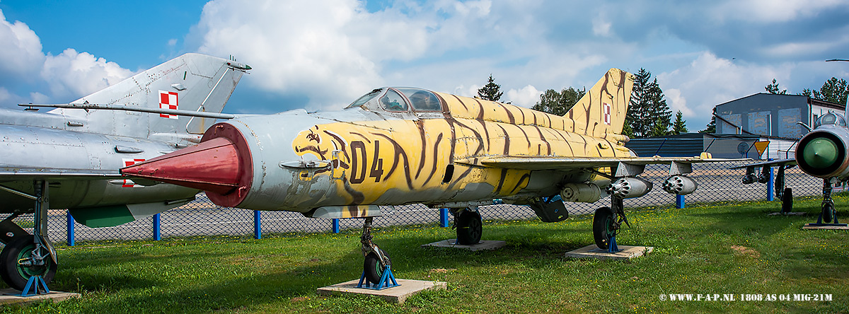 MiG 21-M   the 1808 as 04  c/n-961808   Dęblin  17-08-2022 