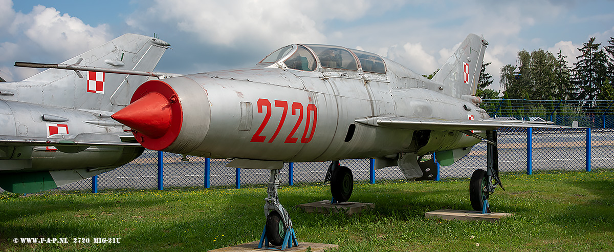 MiG-21-U  The 2720  c/n-662720  Ex 1-PLM    Dęblin  17-08-2022 