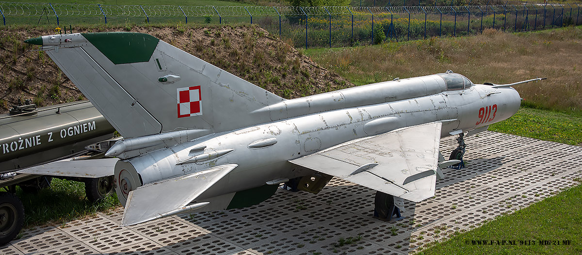 MiG-21MF  The 9113  c/n 96913   Dęblin  17-08-2022