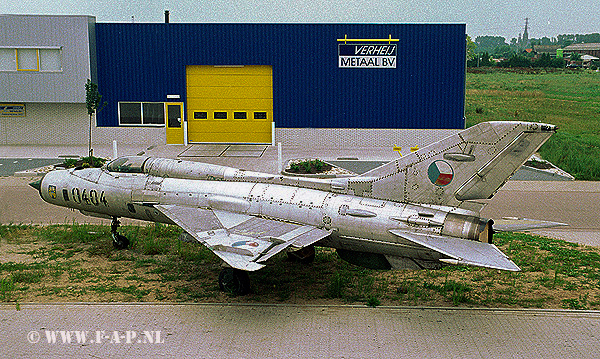 MiG 21 PFM  0404   Ex Czech AF  Ulft  31-07-1996