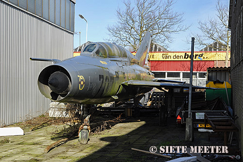 Mig 21 US   707  (2412)  ex DDR  250   Bolsward  Friesland in 2011 Disapered