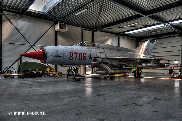 MiG21-MF    8706  3rd Figher regiment  Krzesiny AB  Teuge 26-06-2019