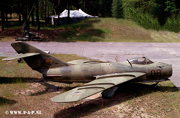 # MiG 15   08  Ex DDR-Markings  Finowfurt 29-05-1999