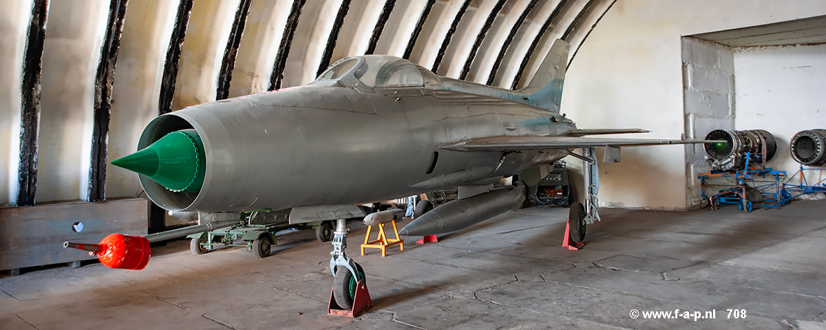 Mikoyan-Gurevich MiG-21F-13     708  c/n-74611 ex NVA  Luftfahrtmuseum Finowfurt    31-10-2015