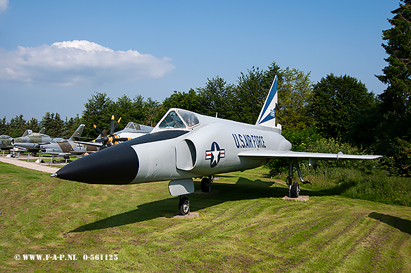 Convair F-102 Delta Dagger 0-561125 c/n 8-10-342 USAF  Hermeskeil 23-07-2021