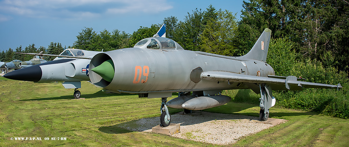 Sukhoi Su-7BM Fitter A  The 09 c/n 5309  Polish AF  Hermeskeil 23-07-2021