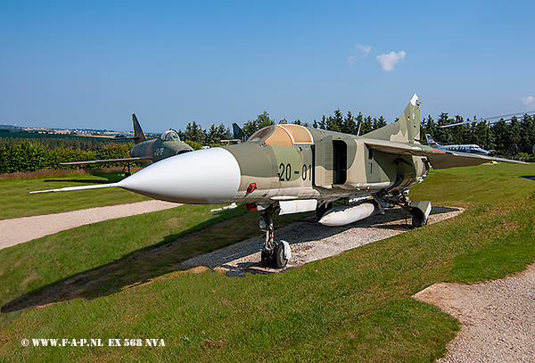 MiG-23-MF    20-01 c/n 0390213095   ex 586   NVA  JG-9  Hermeskeil  23-07-2021