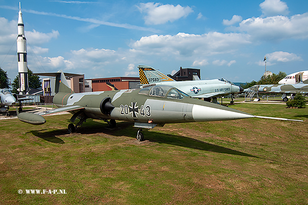 F-104G  Starfighter  20+43  Ex JaBo G-33