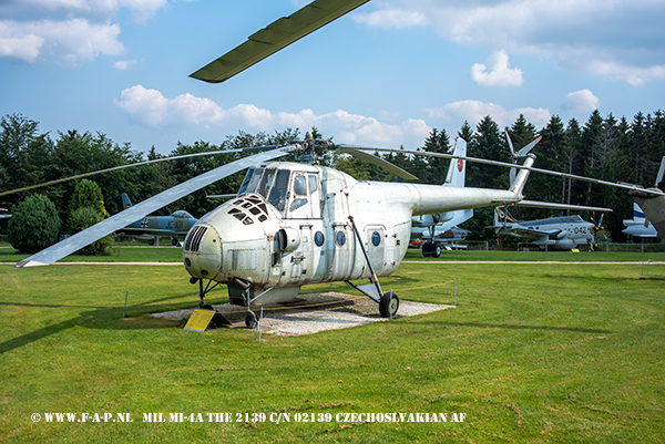 Mil Mi-4A The 2139 c/n 02139 Czechoslvakian AF Hermeskeil  23-07-2021