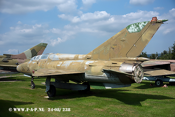 MiG 21-US  24-08  Ex 238-NVA  JG-9   Hermeskeil 23-07-2021