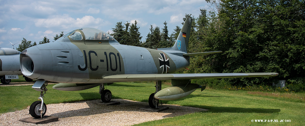  North American Canadair F-86E  JC-101  c/n 62-834   Hermeskeil 23-07-2021