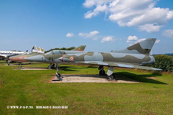 SABCA Mirage 5-BA  13-PL c/n 35  Belgian Air Force Dassault Mirage-5 BA35 Hermeskeil 23-07-2021