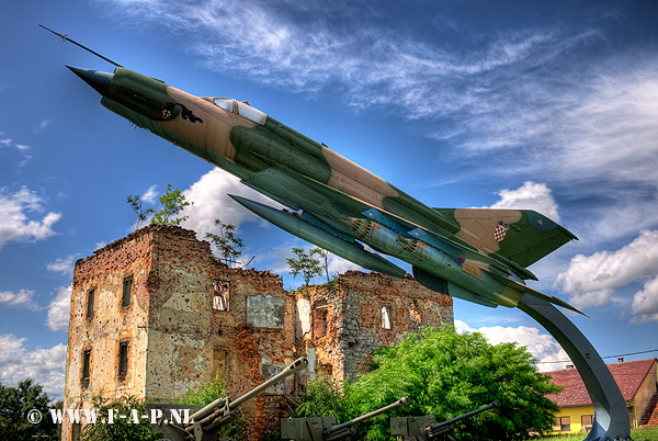 MiG 21 Bis L-17  THis Aircraft served in the 21st  Fighter Sqd  of the Croatian Air Force