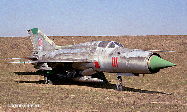 MiG 21 PFM  Fishbed F   01 (c/n940Mt-01)     Krakw-Rakowice-Czyzyny, 15-10-2007