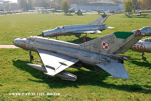 MiG-21-R  T he 1125   c/n 94R02112   Krakw-Rakowice-Czyzyny, 15-10-2007