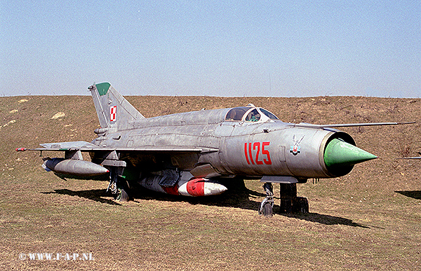 MiG-21-R  T he 1125   c/n 94R02112    Krakw-Rakowice, 15-10-2007