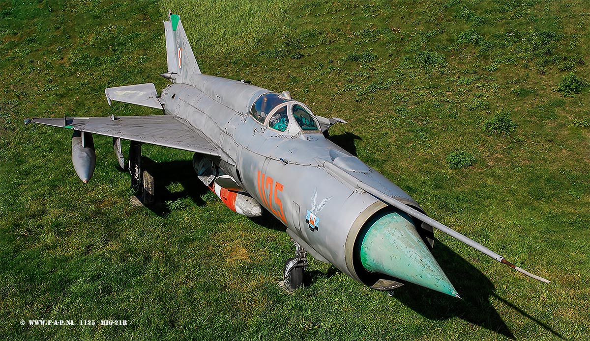 MiG-21-R  T he 1125   c/n 94R02112    Krakw-Rakowice-Czyzyny, 15-10-2007