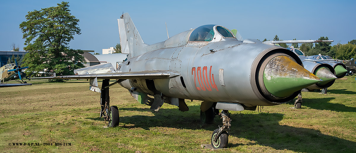 MiG-21-PF     2004  c/n 762004   Krakw-Rakowice-Czyzyny ,  18-08-2022