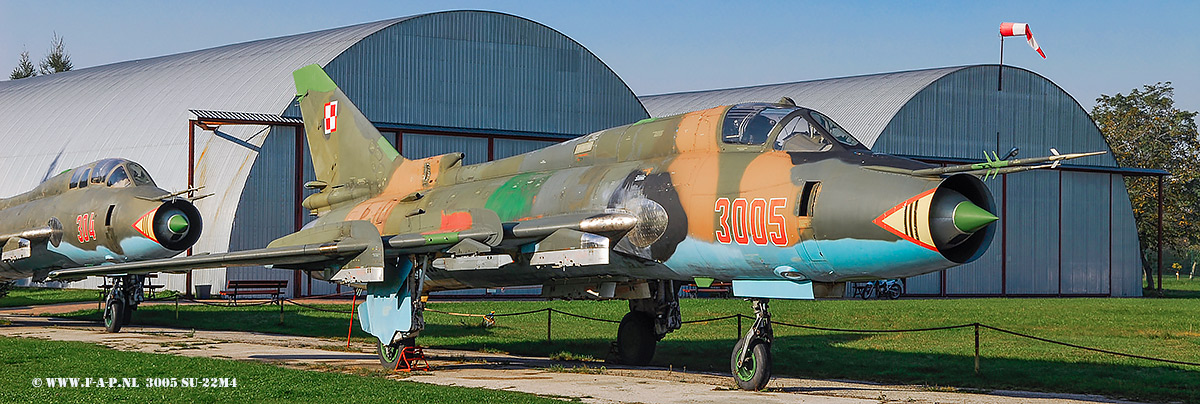 Su-22M4. 3005   Ex 8-ELT    Krakw-Rakowice-Czyzyny   15-10-2007