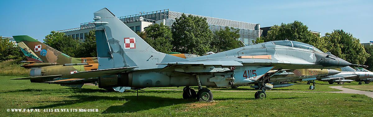 Mikojan I Guriewicz MiG-29GT Fulcrum-B 4115 cn-N50903006526  ex-41-ELT  EX-MiG-29UB   NVA 179   29+23 