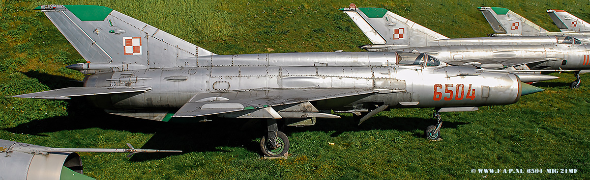 MiG-21-MF    the 6504   c/n  966504   Krakw-Rakowice-Czyzyny  15-10-2007