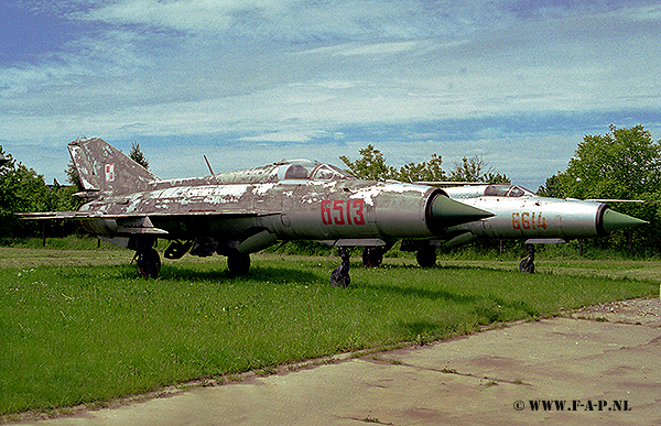  MiG-21 PFM   6513   c/n 94A6513   Krakw-Rakowice-Czyzyny, 15-10-2007