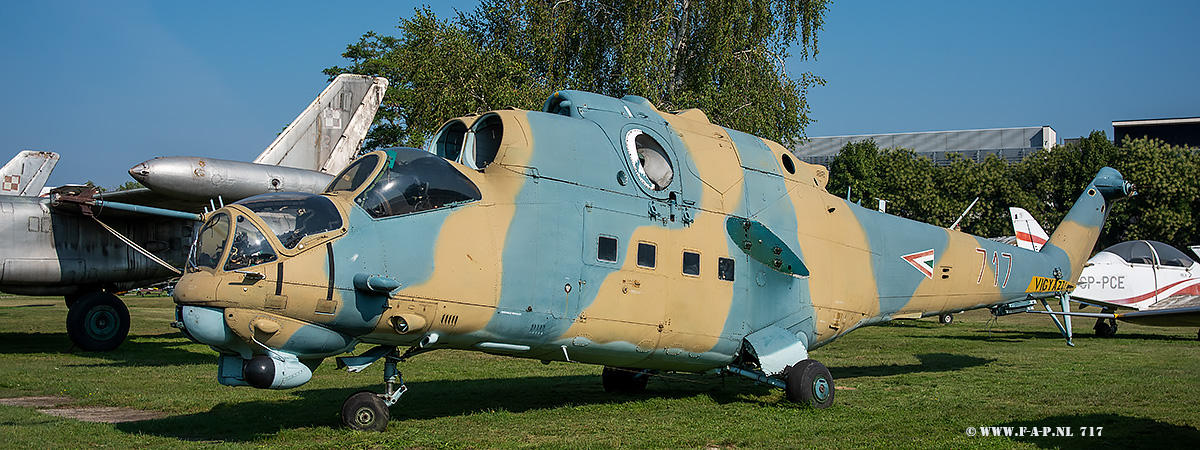 Mil Mi-Hind 24   717      Bakony Regiment   Krakw-Rakowice-Czyzyny 18-08-2022