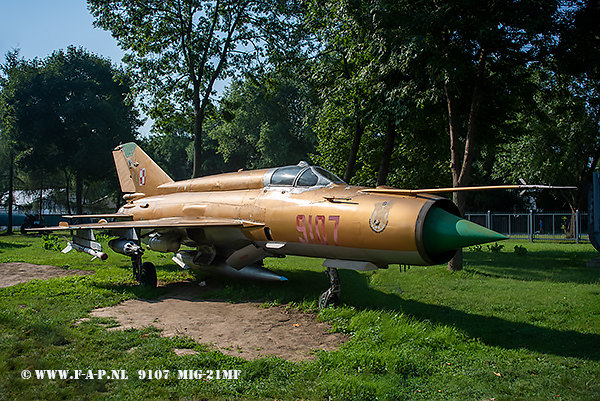 MiG 21-MF  9107  10-Plm   Krakw-Rakowice-Czyzyny ,  18-08-2022  