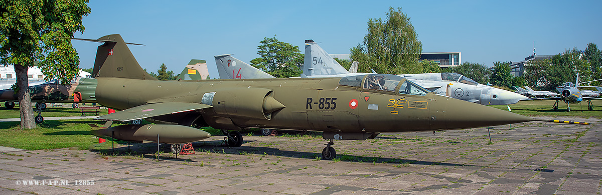 F-104G Starfighter de R-855  c/n-12855 RDAF   Krakw-Rakowice-Czyzyny 18-08-2022