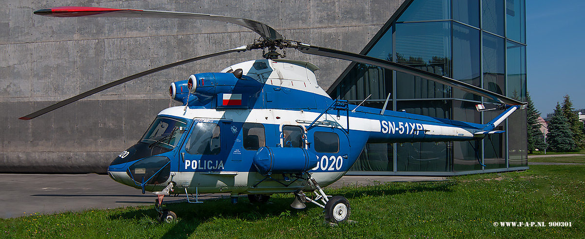 PZL-Świdnik Kania  The SN-51XP  c/n 900301 Police of Poland Krakw-Rakowice-Czyzyny 18-08-2022