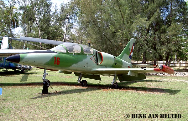 L-29     16      Museo del Aire Miramar Havana Cuba   03-06-2007