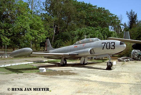 T-33    703    Museo del Aire Miramar Havana Cuba   03-06-2007