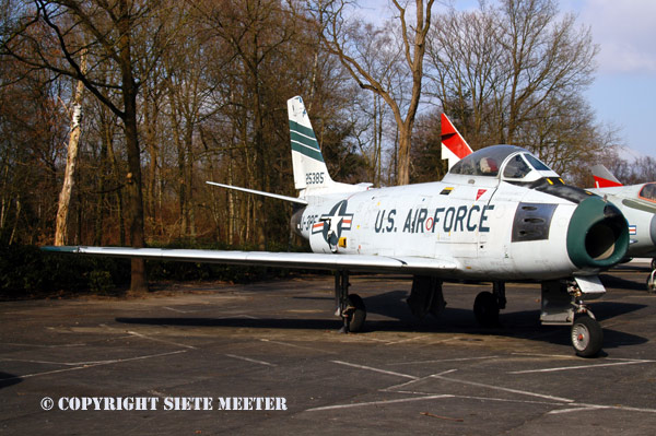 North American F-86F   Sabre      23385    32 Tactical Interceptor Squadron, USAFE  MLM Soesterberg  08-04-2006