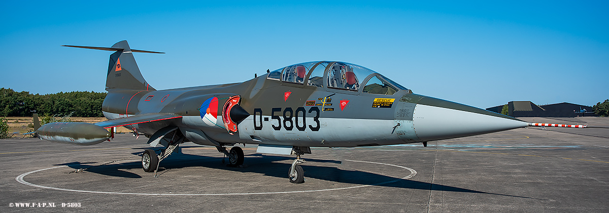 TF-104G Starfighter  D-5803 Dutch Masters  Soesterberg  03-09-2022