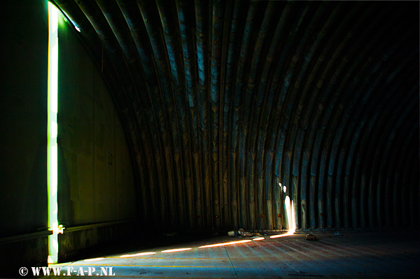 Inside an Hardened Aircraft Shelters ore HASs  Soesterberg  4-2-2015