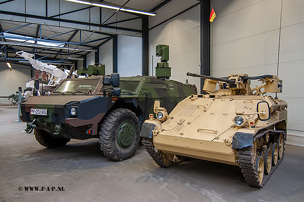 Fennek  Y-232604  &  Wiesel Mk20   Panzer museum Munster 15-01-2022
