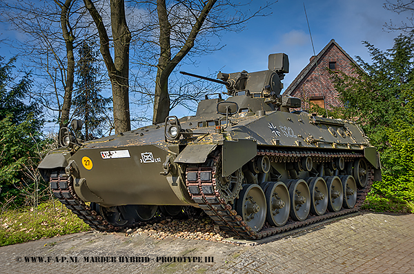 Marder Hybrid - 1968 Hull & Turret is 1966/67 Prototype III Panzer museum Munste  2016-04-22 r 