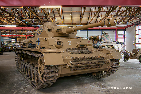 Panzer IV Aust. G tank displayed at the  Panzer Museum Munster 15-01-2022